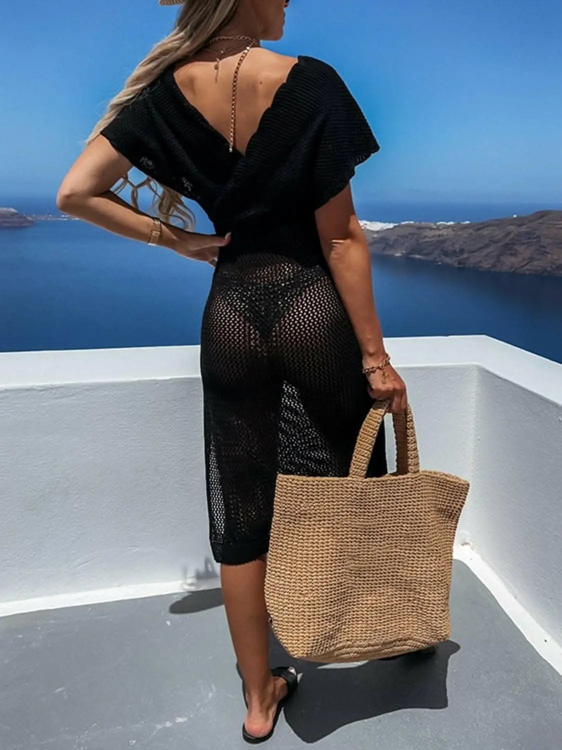 Chic batwing sleeve cover-up - Love Salve